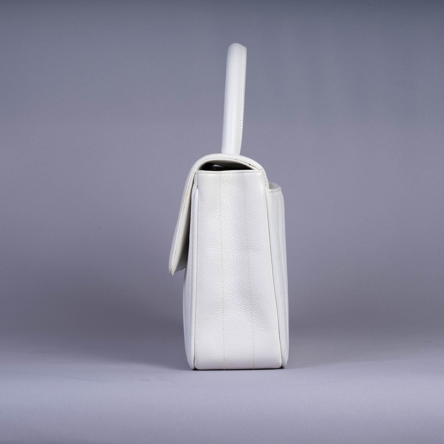 Pre-Owned Vintage Chanel Kelly Handbag with 24K Gold Plating