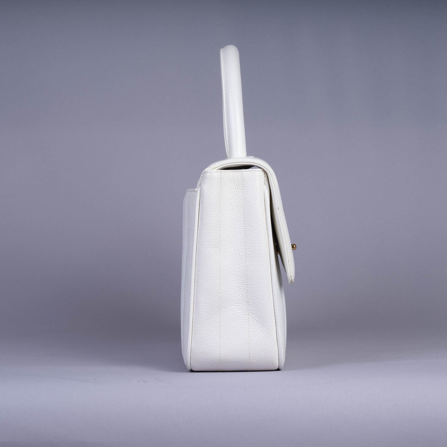 Pre-Owned Vintage Chanel Kelly Handbag with 24K Gold Plating