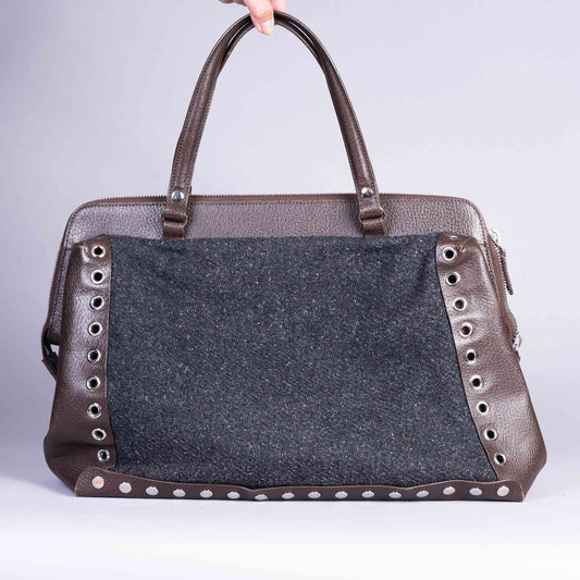 Pre-Owned Marni Wool Tweed Handbag