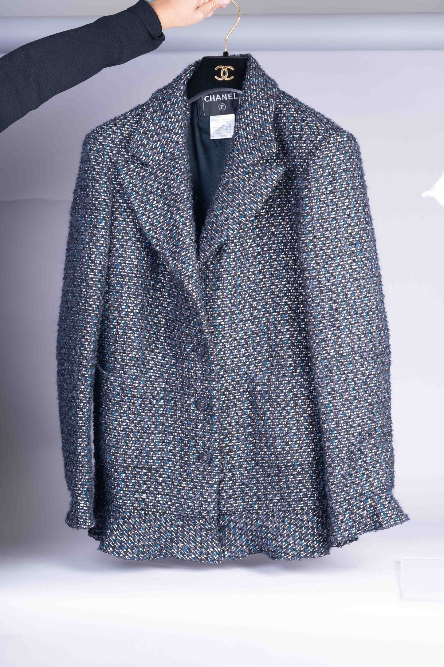 Pre-Owned Chanel Tweed Blazer (46)