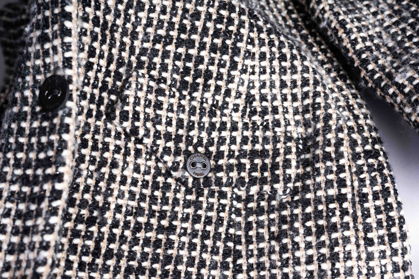 Pre-Owned Chanel Tweed Coat (42)
