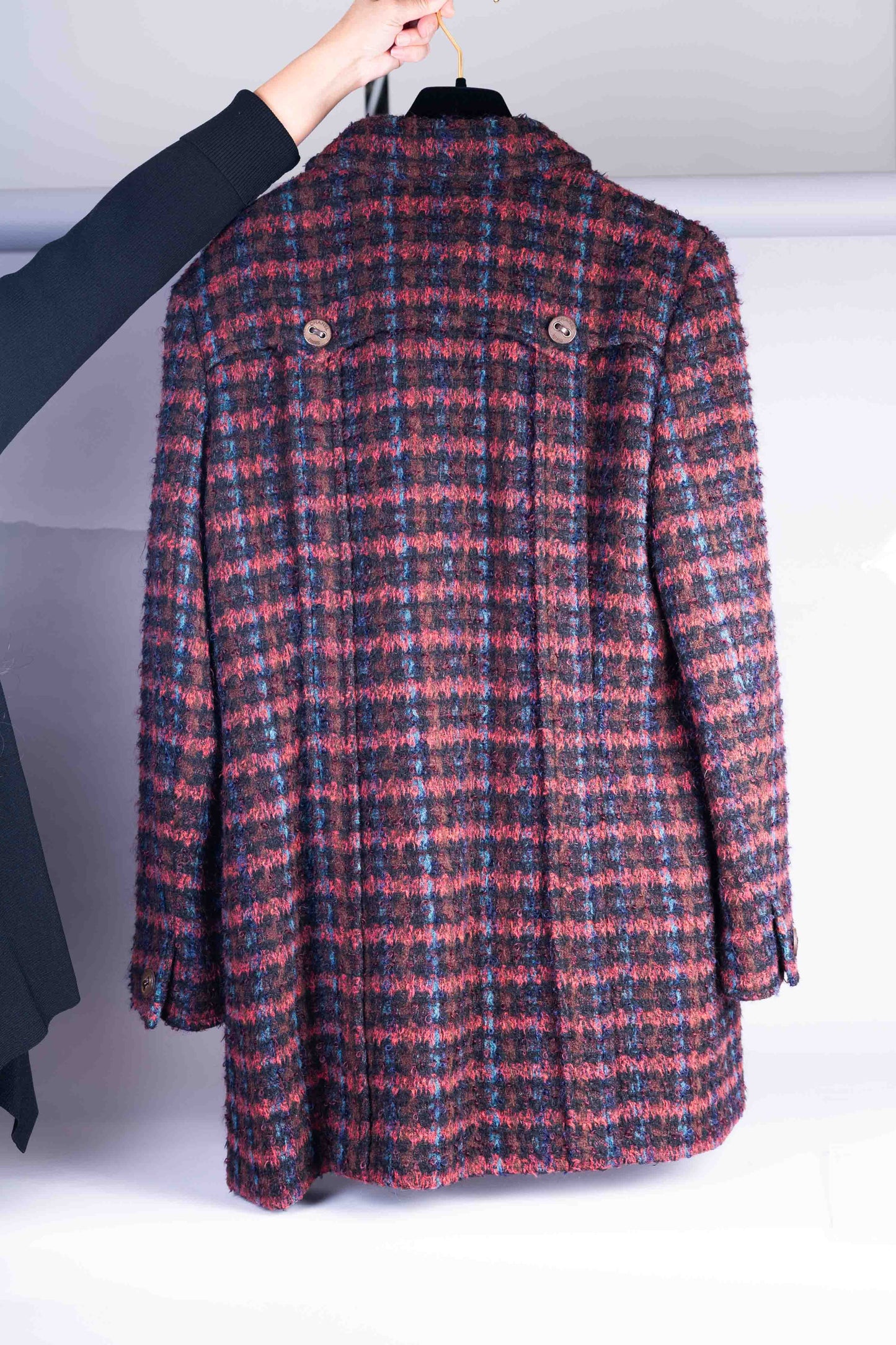 Pre-Owned Chanel Tweed Coat (46)