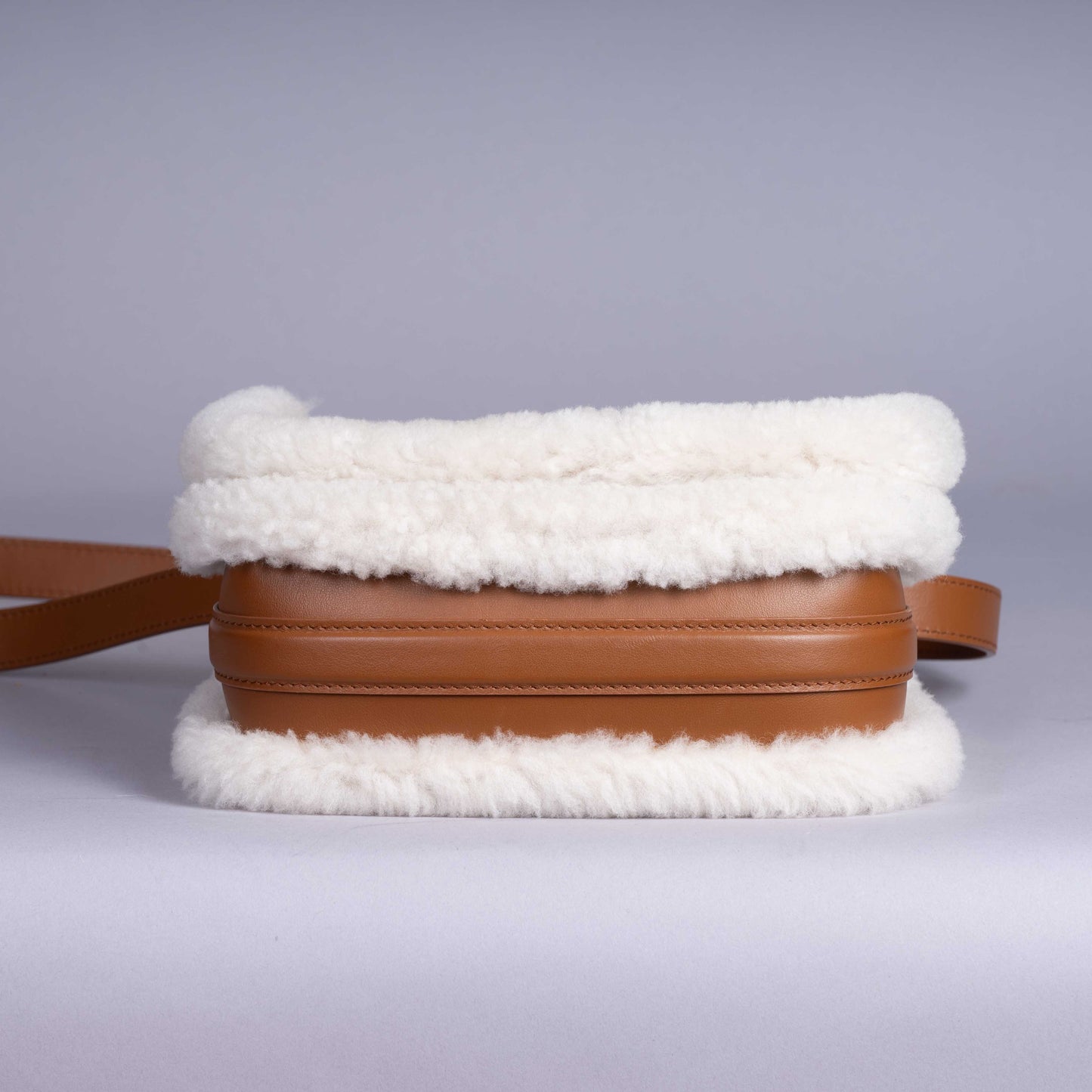 Pre-Owned Christian Dior Bobby Shearling Crossbody Bag