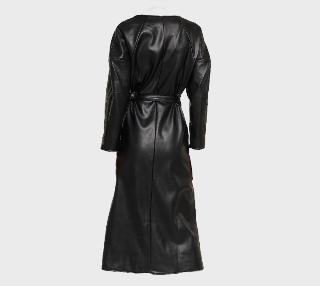 PROENZA SCHOULER
Faux leather midi dress size 8