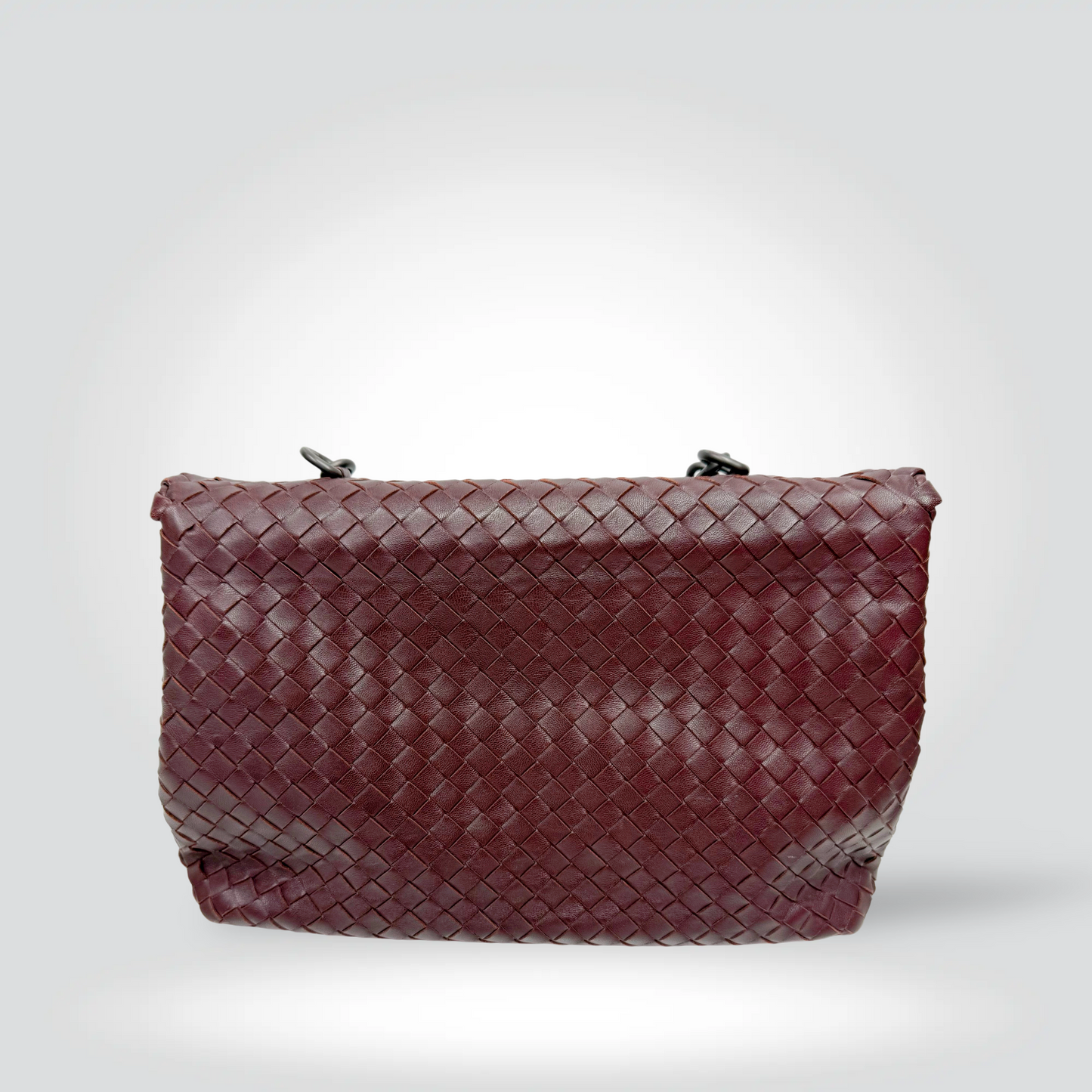Bottega Veneta Olimpia Intrecciato Woven Leather Bag Burgundy Oxblood —Good Style Reissue Vancouver