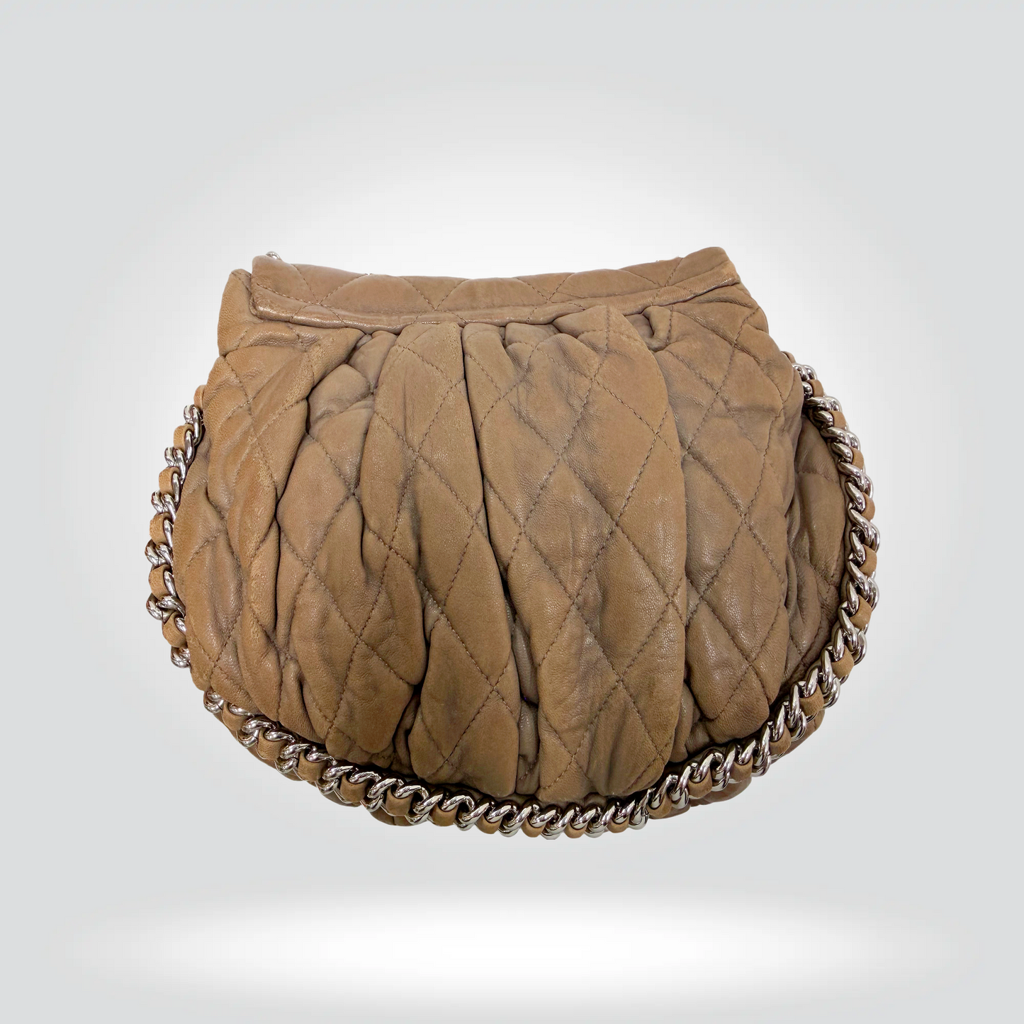 Chanel Chain around Lambskin Soft Flap Bag Caramel Tan Silver CC Turn Lock Chain Strap —Good  | Style Reissue Vancouver