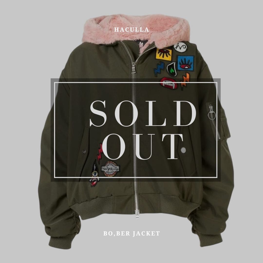 Haculla
Aberrant patch bomber jacket size M