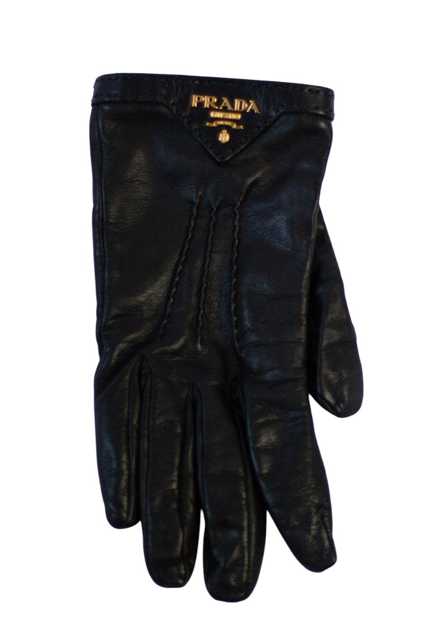 Pre-Owned Prada Leather Gloves (8)
