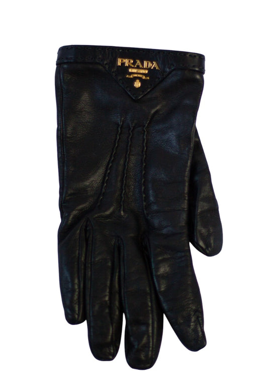 Pre-Owned Prada Leather Gloves (8)