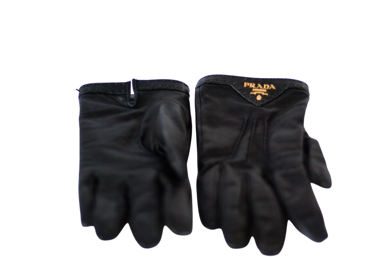 Pre-Owned Prada Leather Gloves (8)
