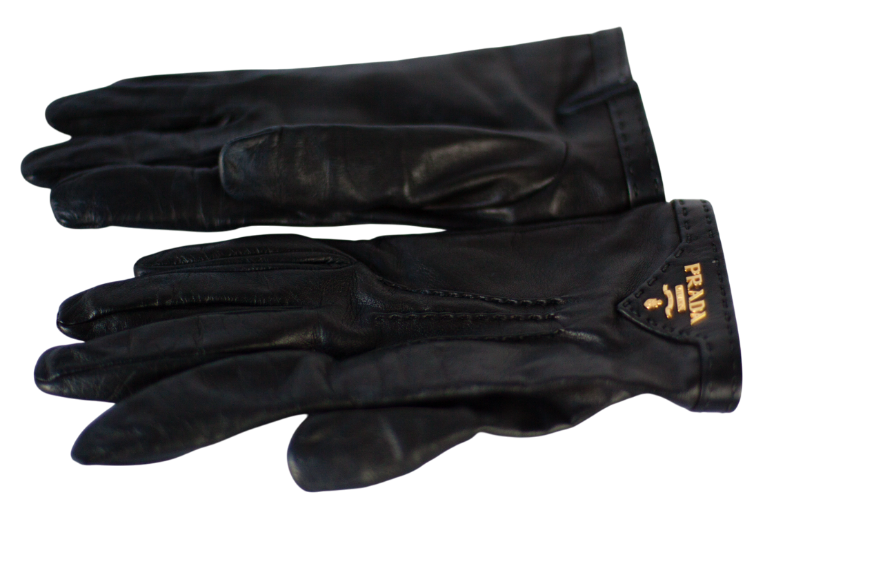 Pre-Owned Prada Leather Gloves (8)