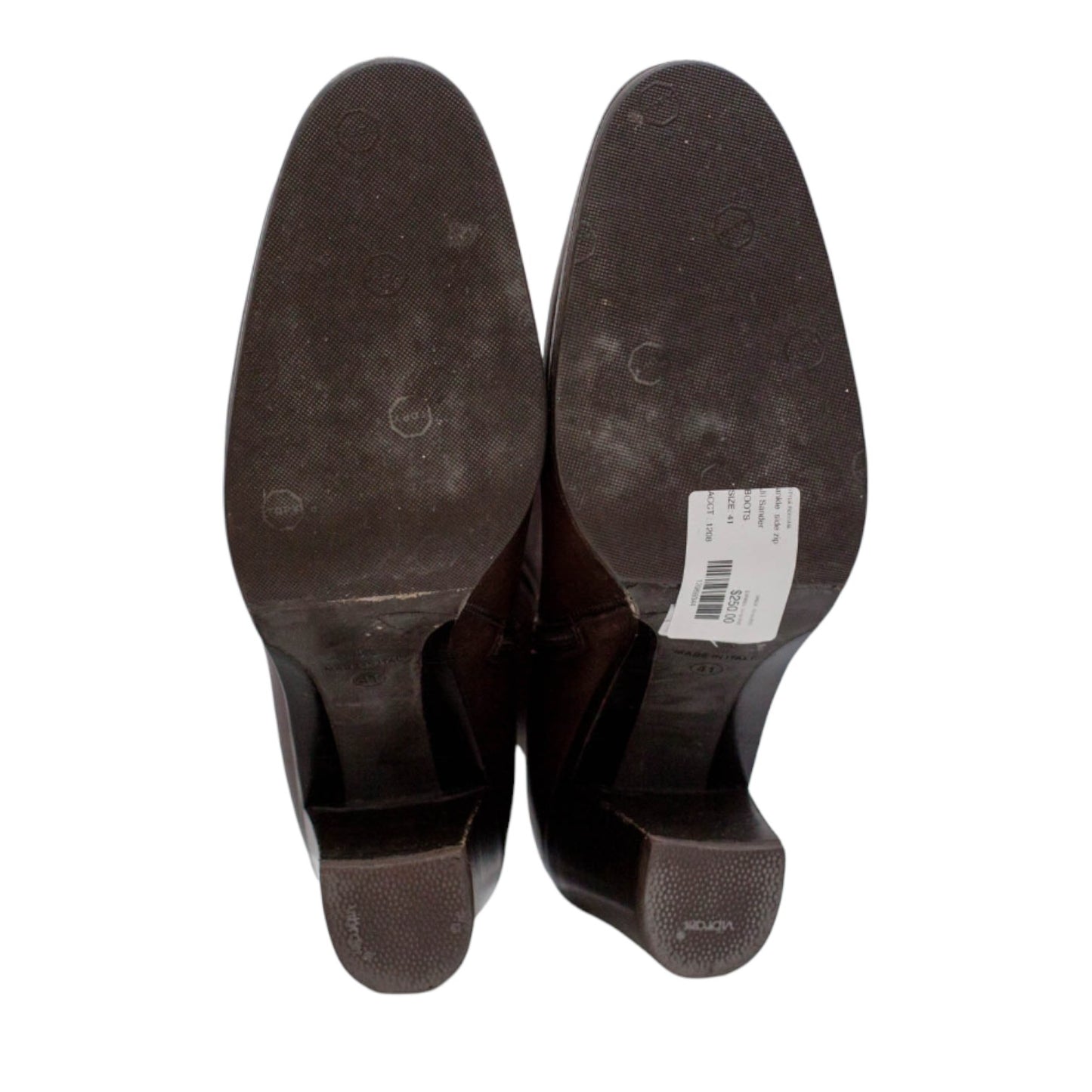 Pre-Owned Jil Sander Leather Ankle Boots (41)