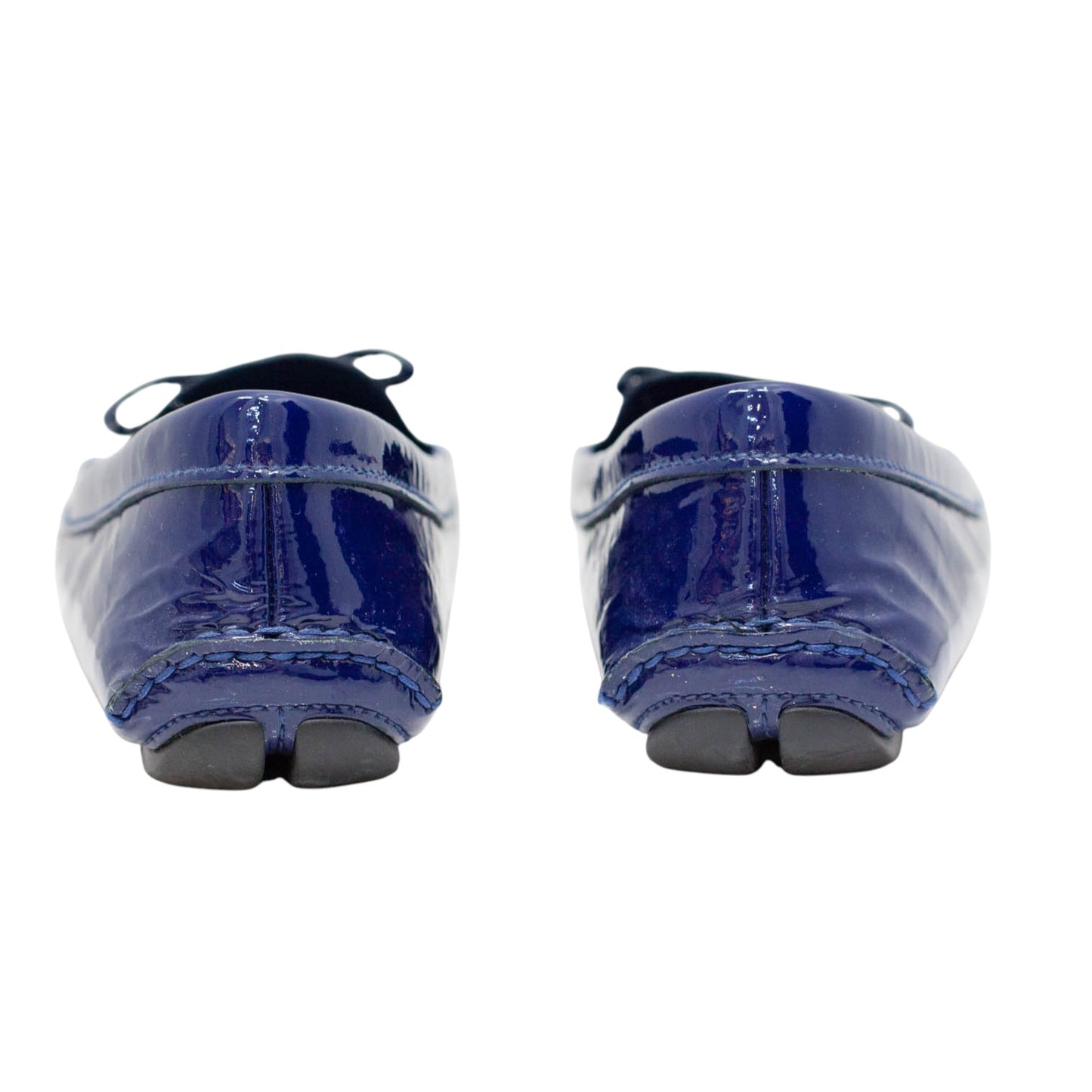 Pre-Owned Prada Patent Leather Loafers (40)