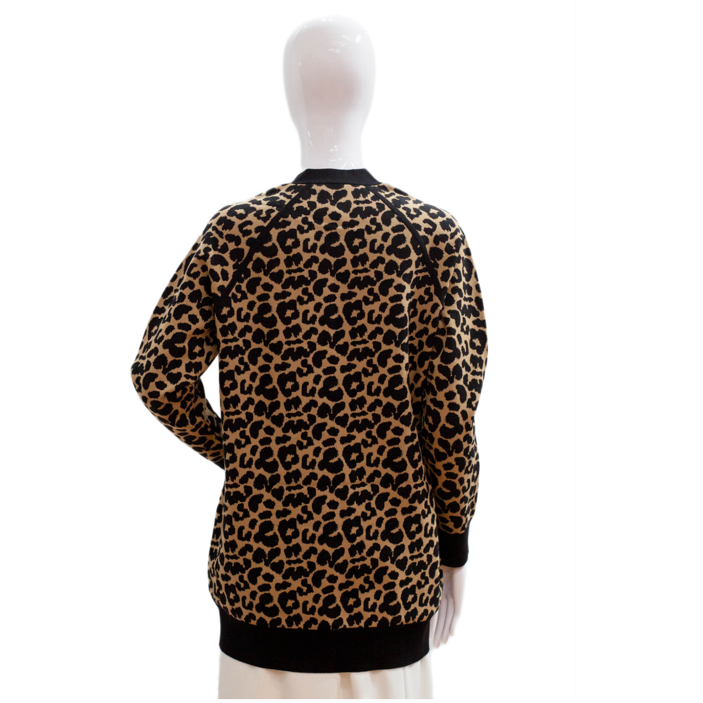 Pre-Owned Max Mara Leopard Cardigan (XS)