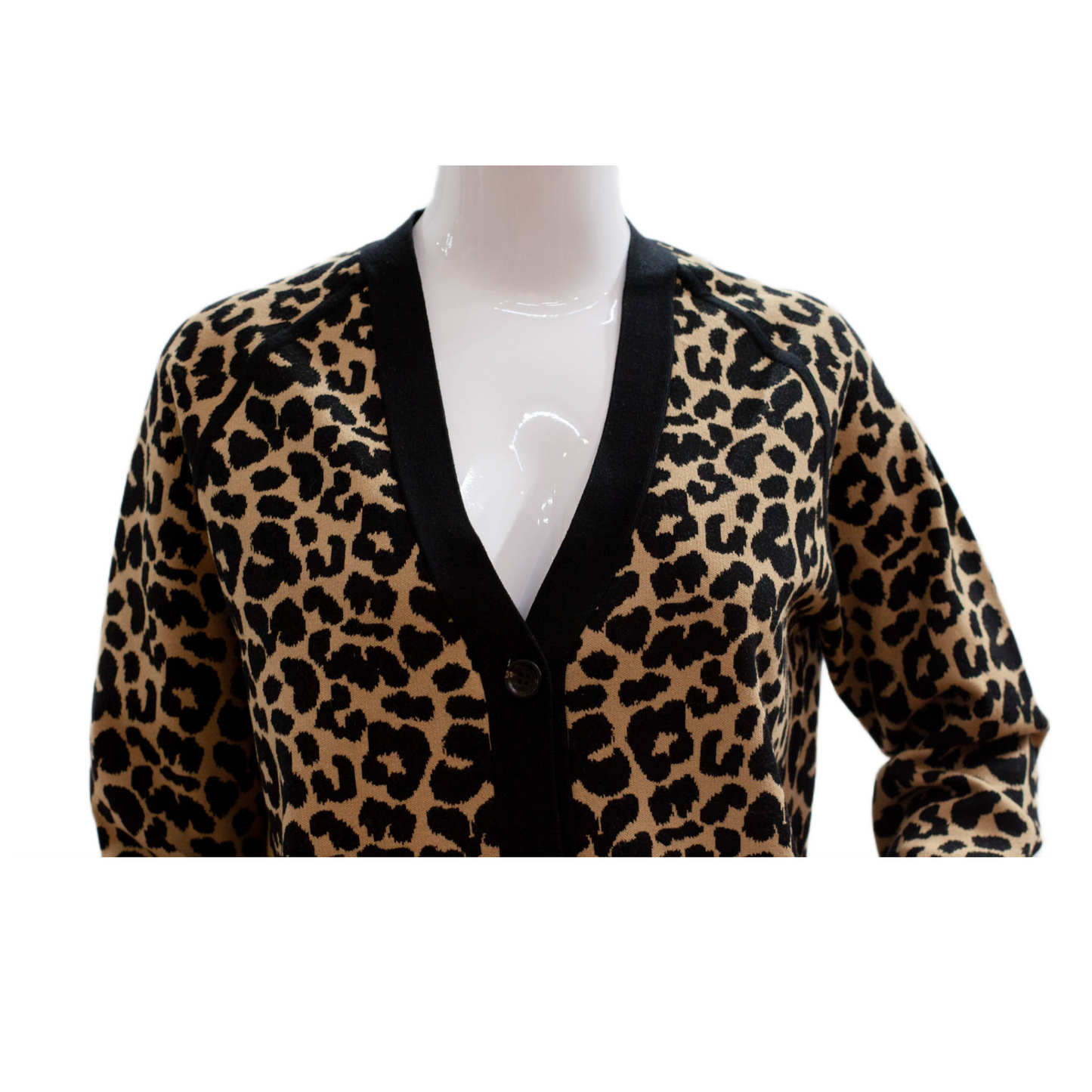 Pre-Owned Max Mara Leopard Cardigan (XS)