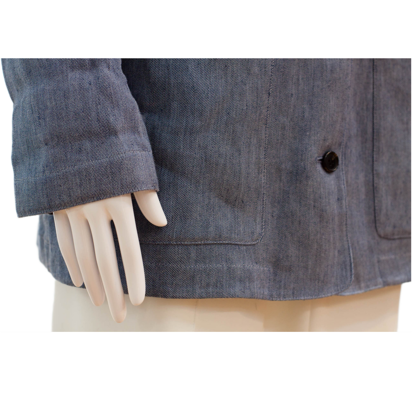 Pre-Owned Theory Denim Chore Jacket (10)