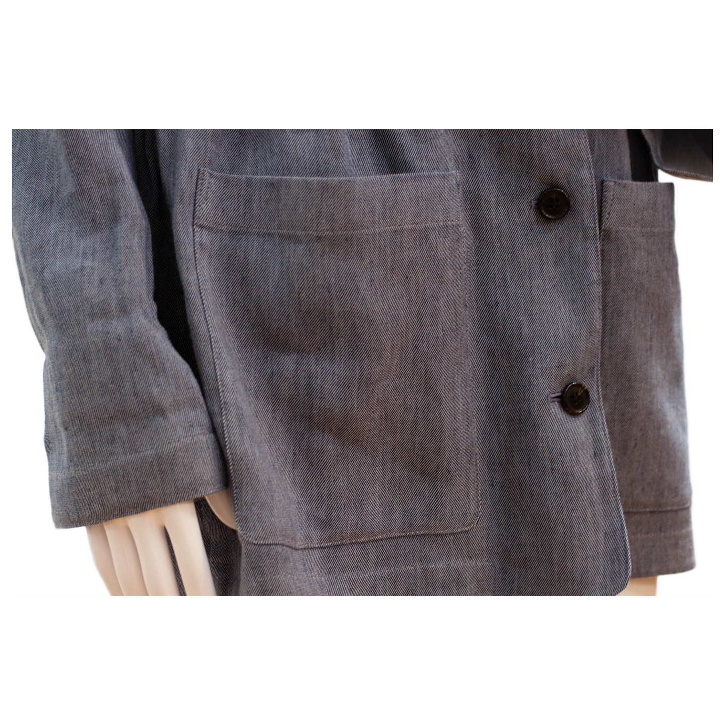 Pre-Owned Theory Denim Chore Jacket (10)