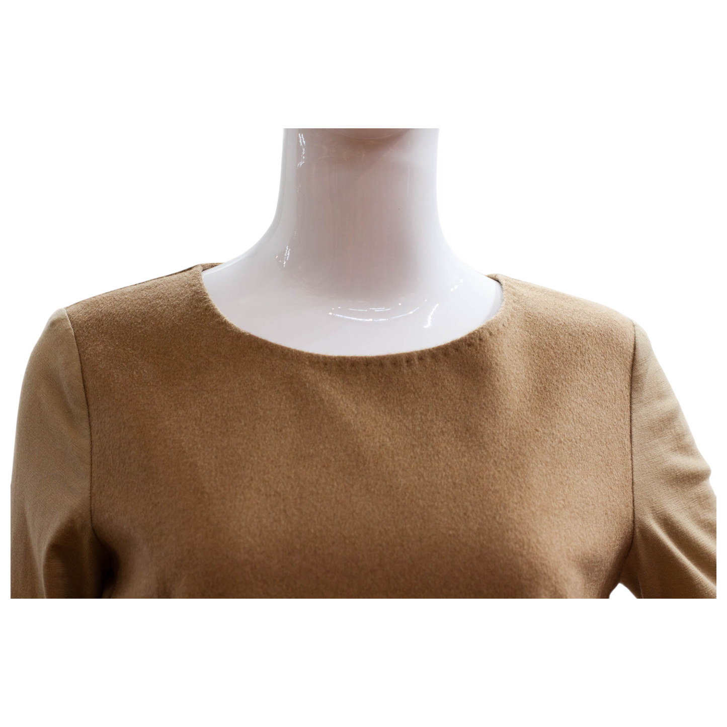 Pre-Owned Max Mara Camel Knit Dress (6)