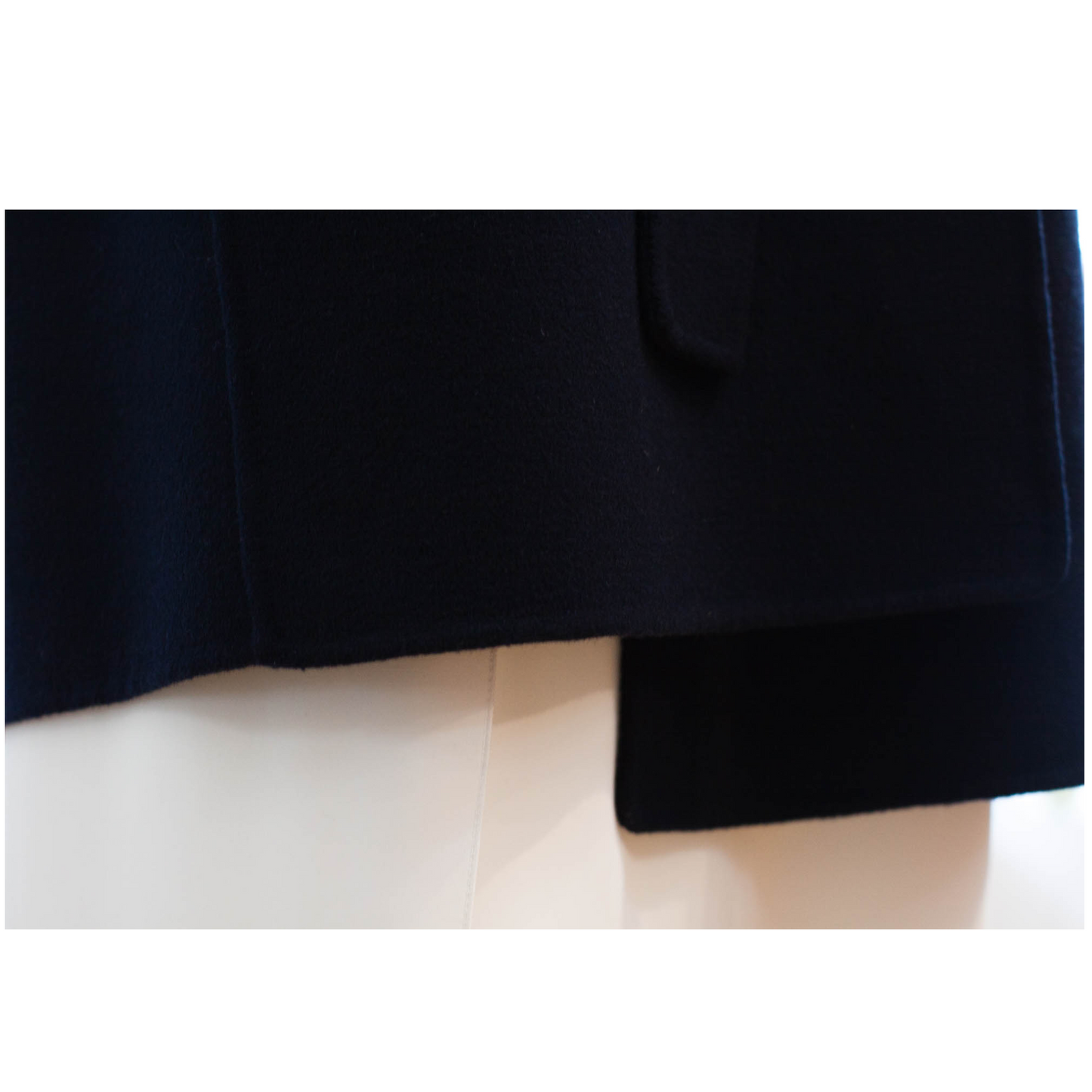 Pre-Owned 'S Max Mara Wool Wrap Coat (36)