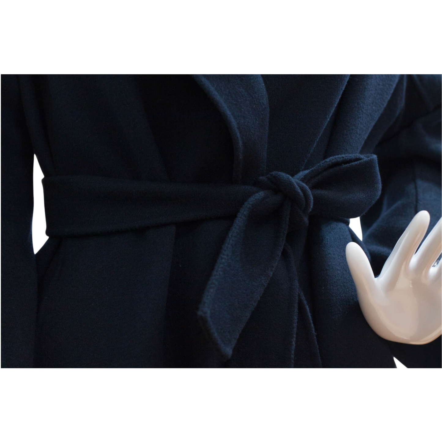 Pre-Owned 'S Max Mara Wool Wrap Coat (36)