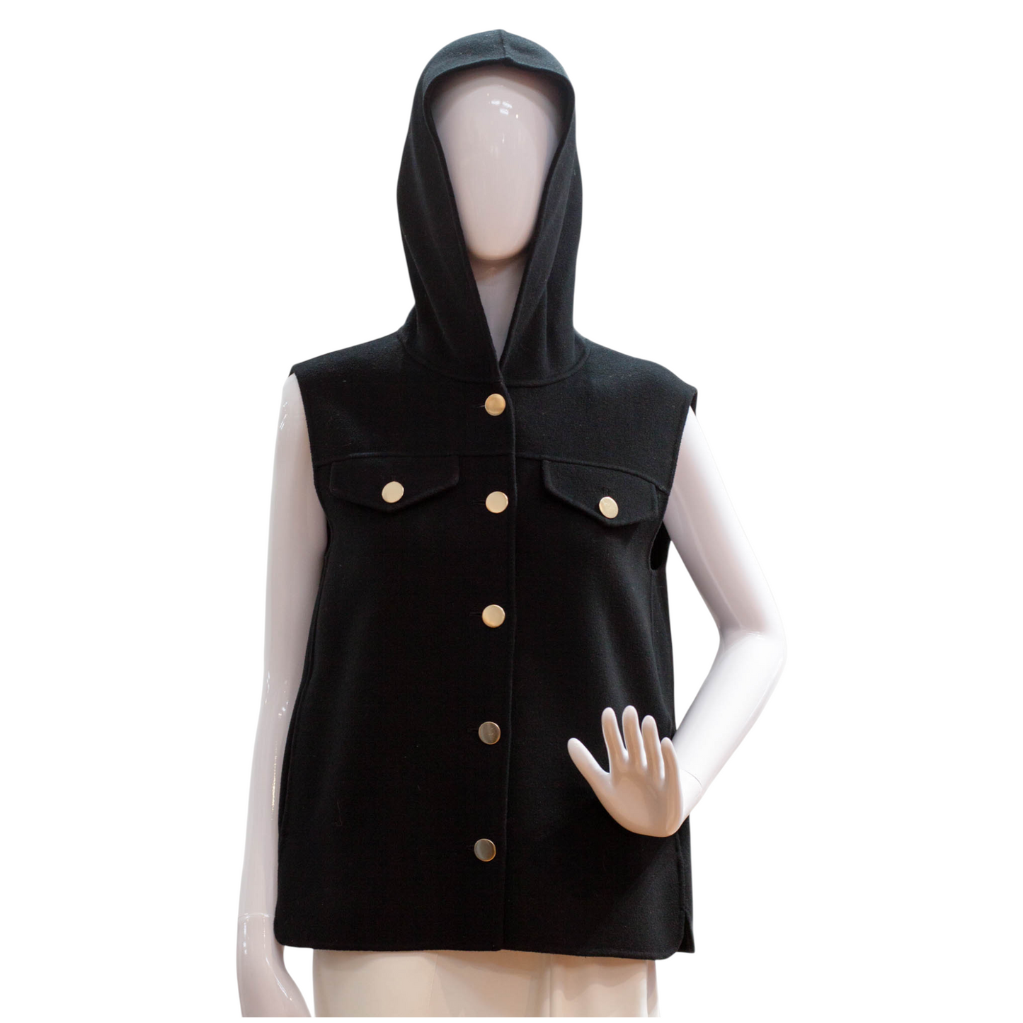 Pre-Owned 'S Max Mara Vest with Hood (6)