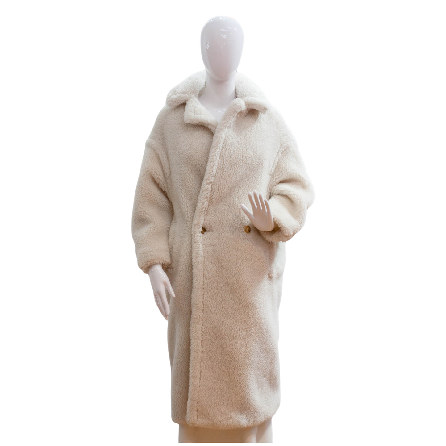 Pre-Owned Max Mara Wool Teddy Coat (XS)