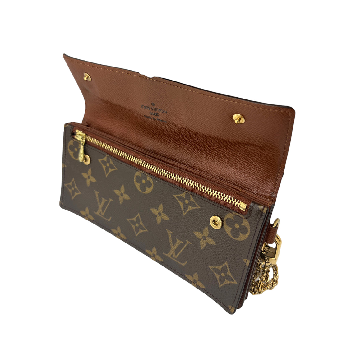 Louis Vuitton Long Wallet With Chain