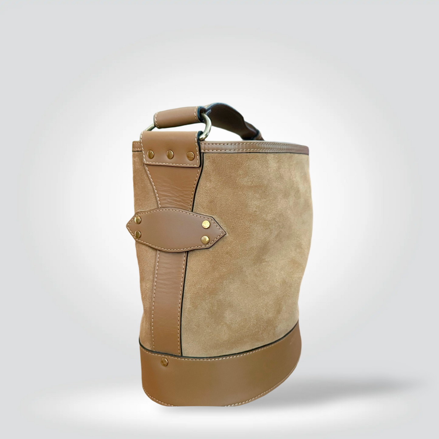 Pre-Owned Isabel Marant Samara Tan Camel Suede Leather Bucket Crossbody Bag — Excellent  Style Reissue Vancouver