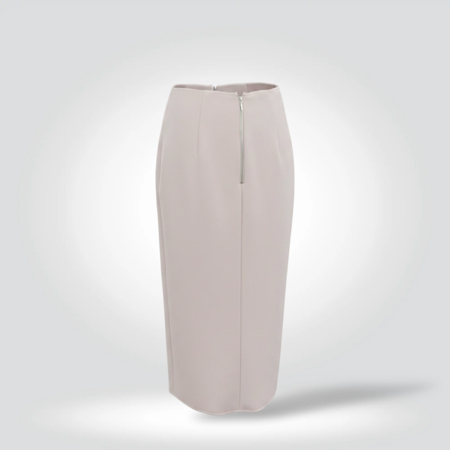 Pre-Owned Acler Crawford Blush Nude Pink Draped Cascade Ruffle Midi Pencil Skirt — Size — Excelent | Style Reissue Vancouver
