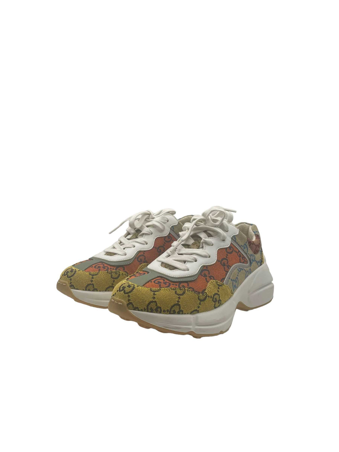 Gucci Multi-Colour Rhyton GG Sneakers - 36.5