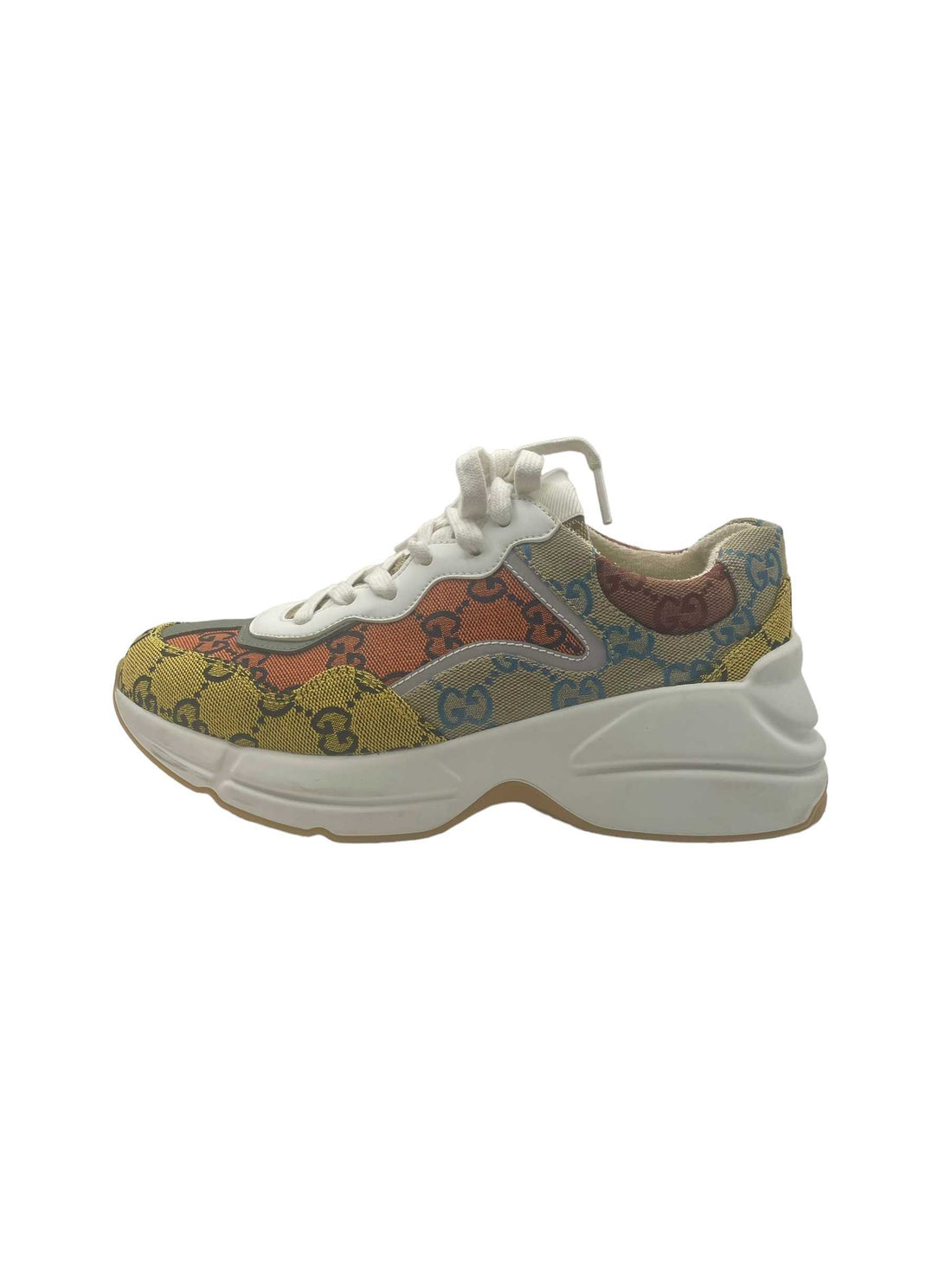 Gucci Multi-Colour Rhyton GG Sneakers - 36.5