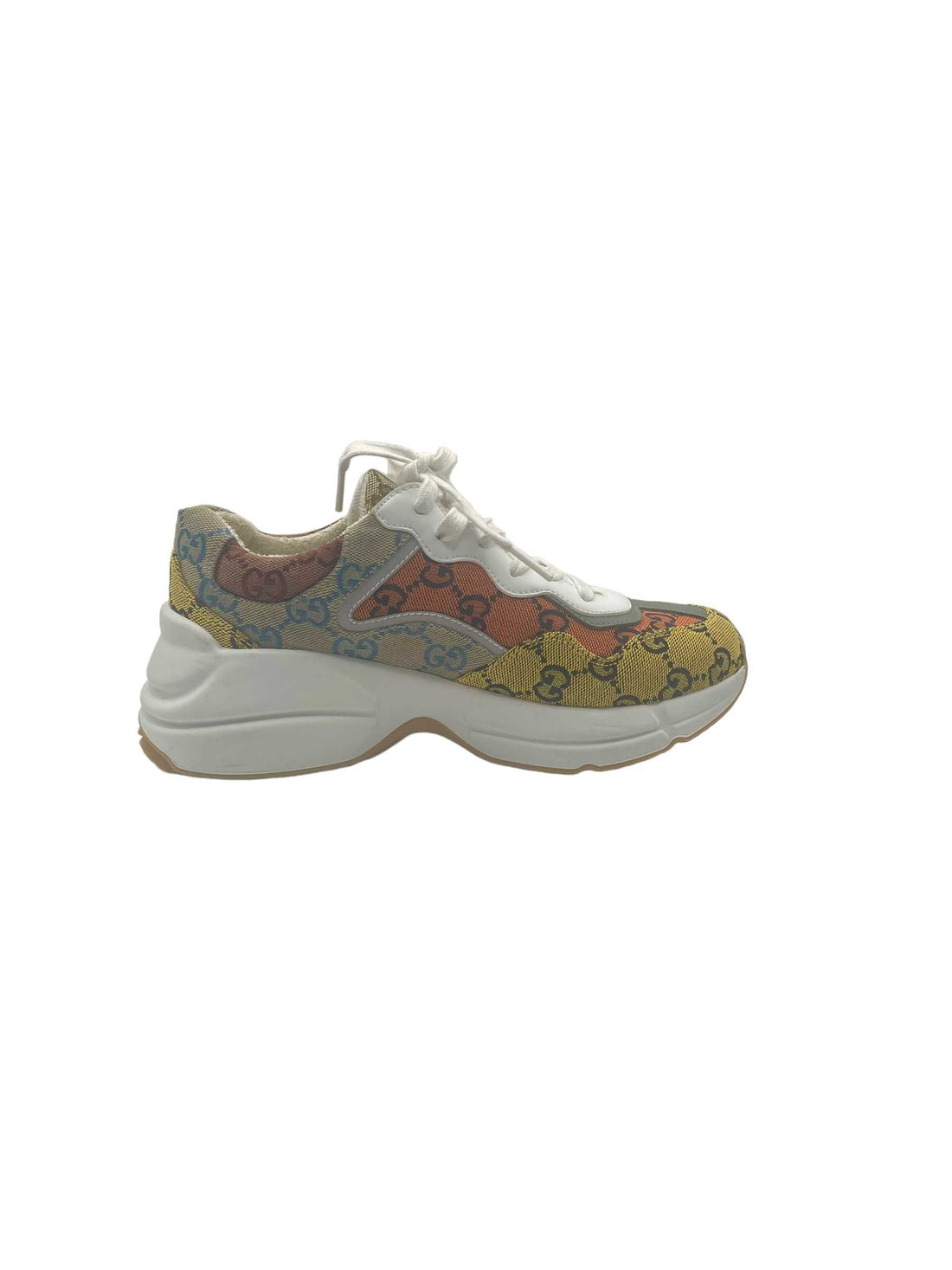 Gucci Multi-Colour Rhyton GG Sneakers - 36.5