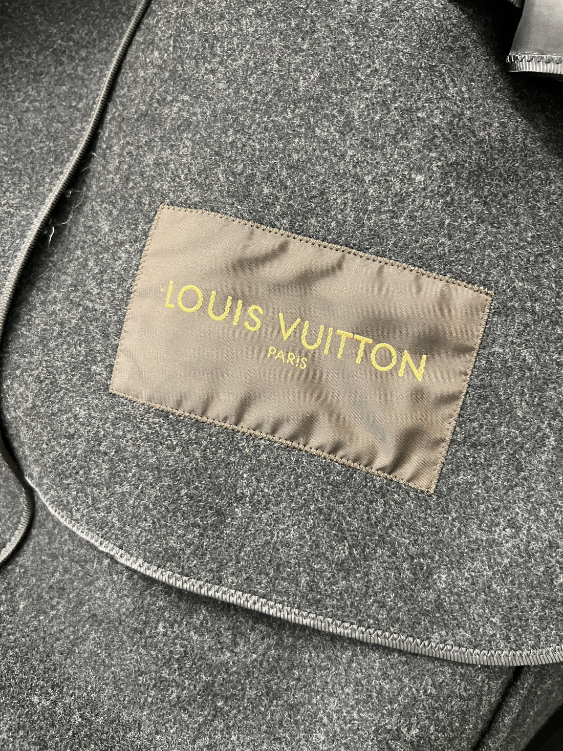 Louis Vuitton Belted Long Wool Coat