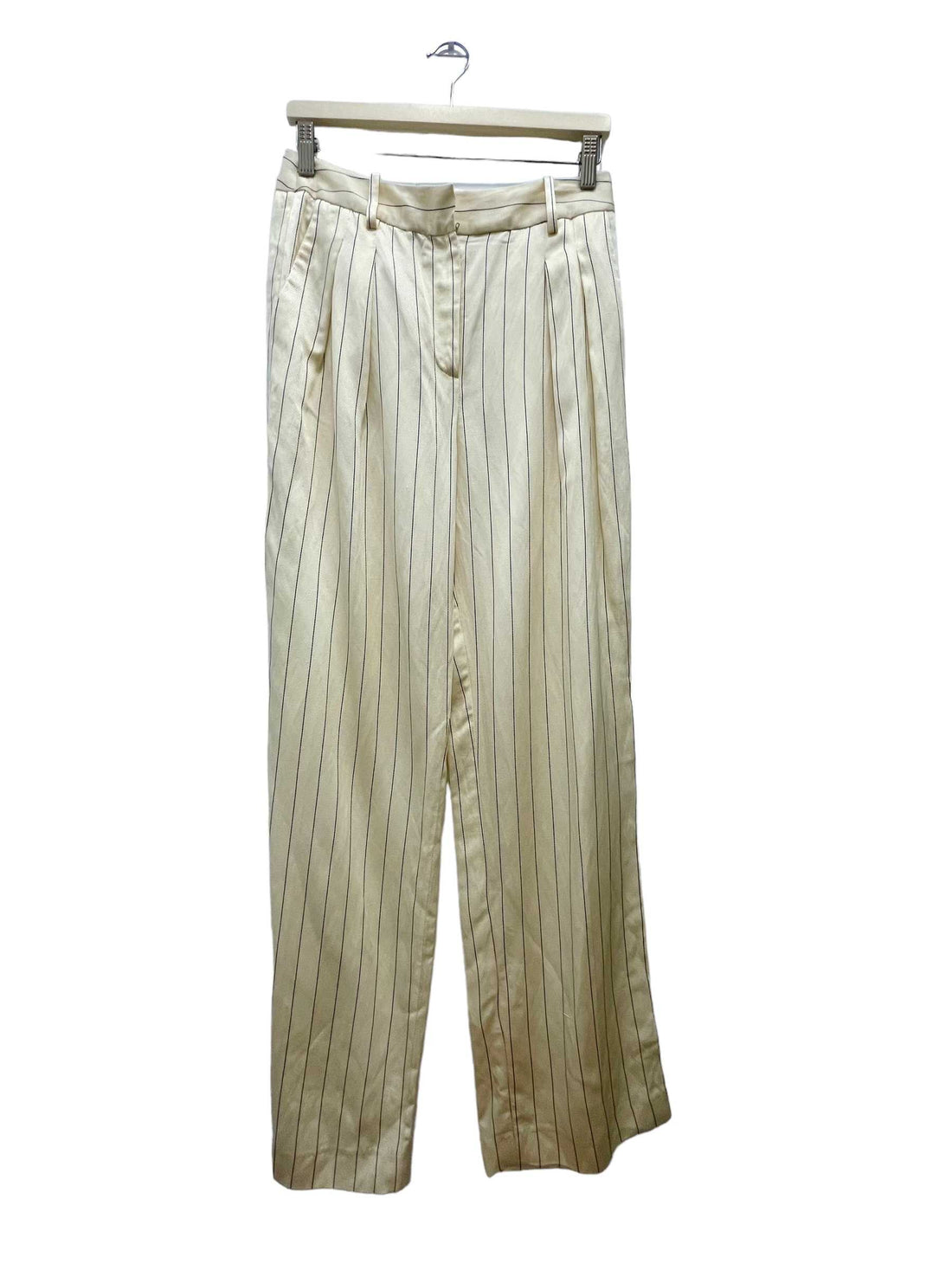 LouLou Studios Enyo Pinstriped Wide Leg Pants - M