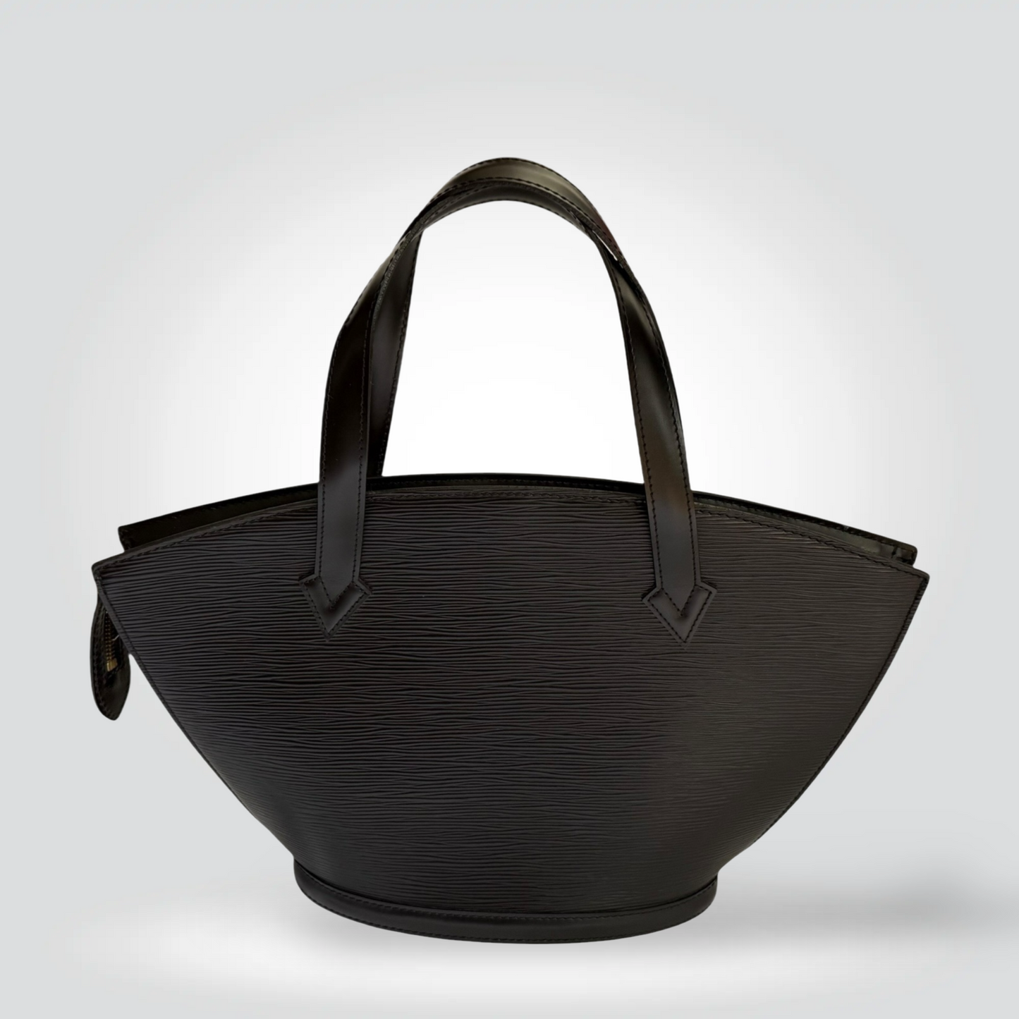 Pre-Owned Louis Vuitton Saint Jacques PM black Epi leather top handle tote bag gold hardware — Style Reissue Vancouver