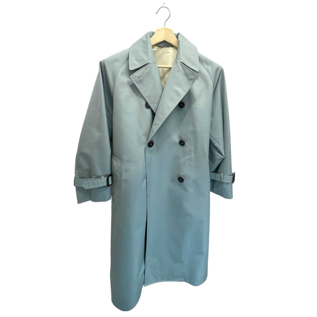 Max Mara Weekend Canasta Blue Trench Coat - 0