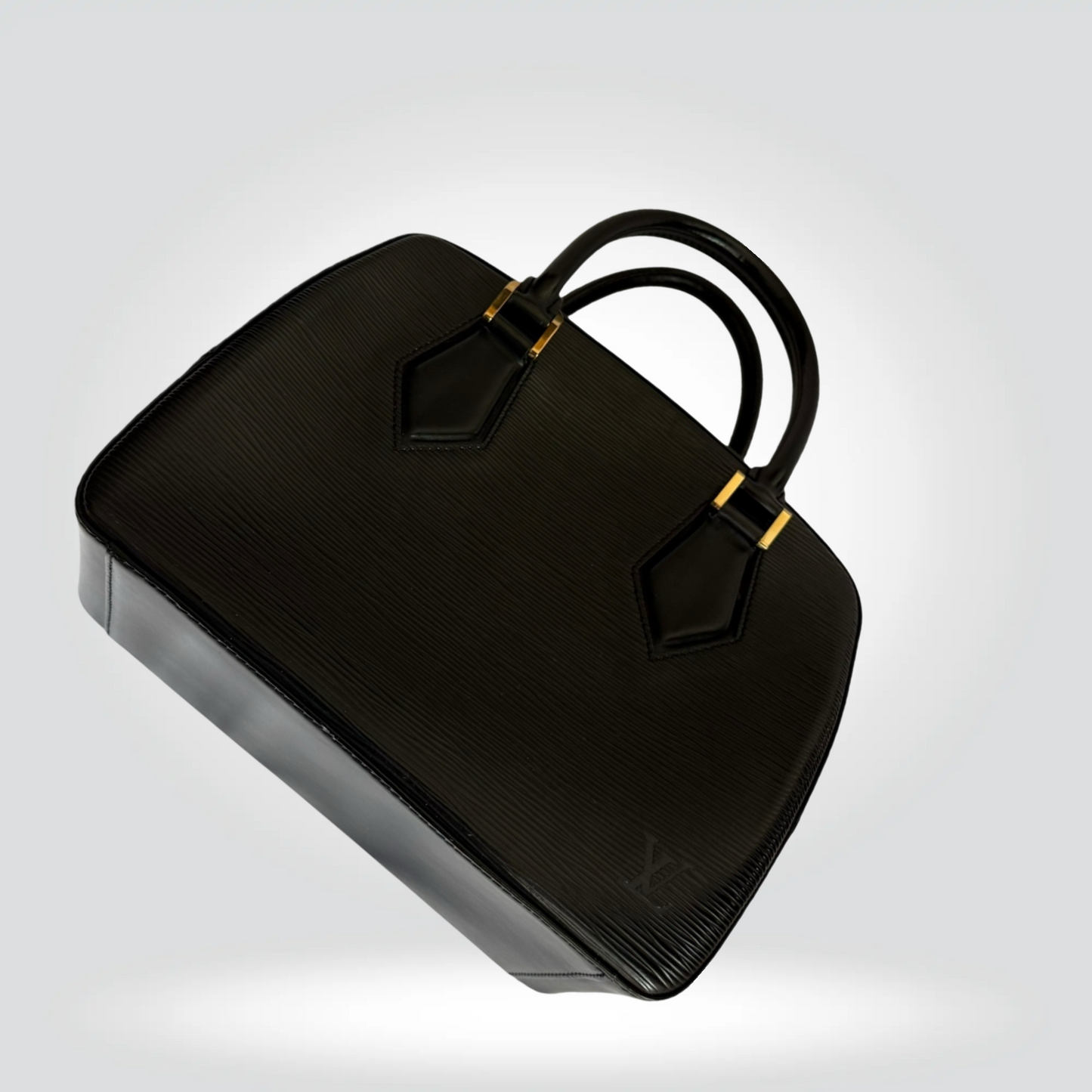 Pre-Owned Louis Vuitton Sablon Black Electric Epi Leather Top Handle Bag Gold Hardware — Very Good | Style Reissue Vancouver