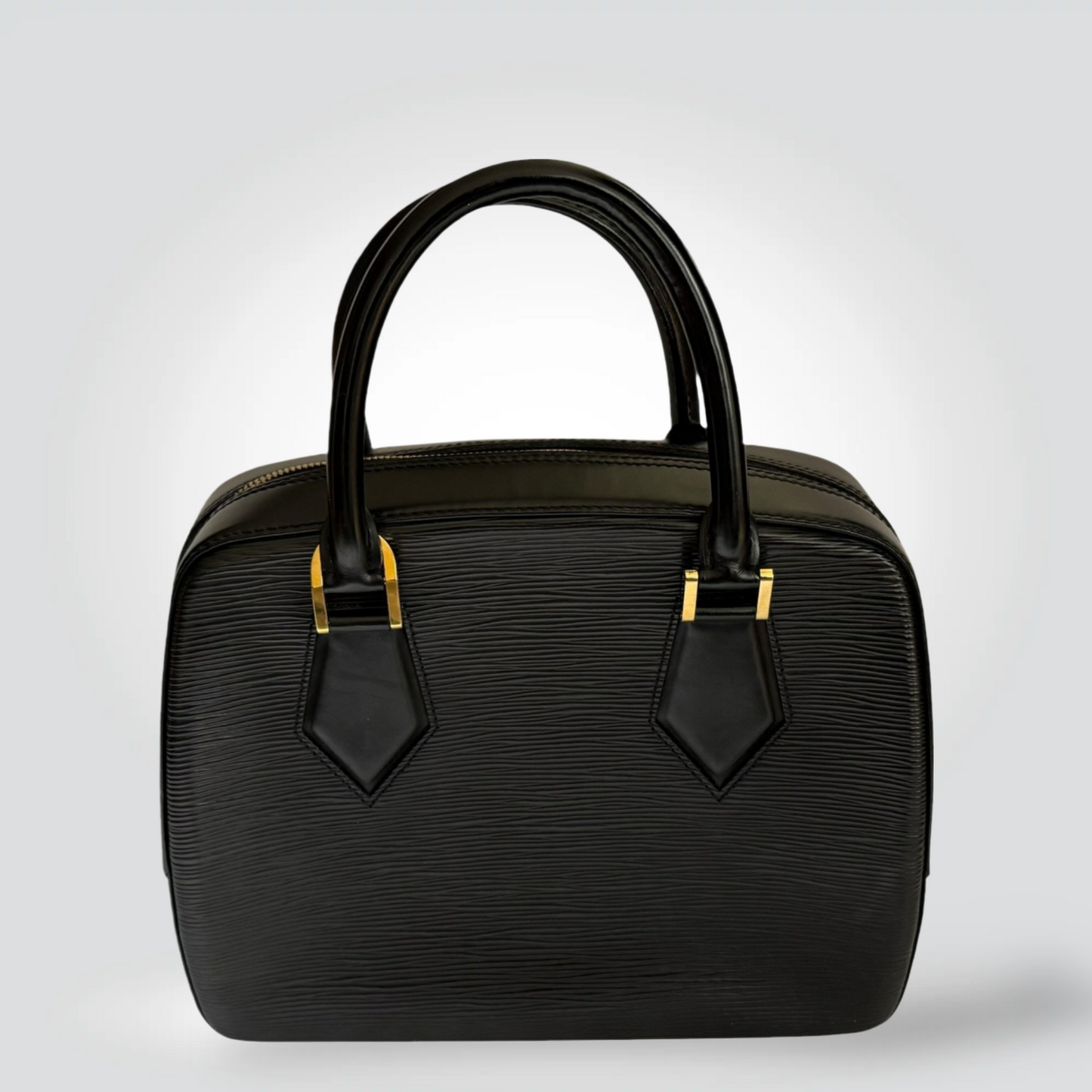 Pre-Owned Louis Vuitton Sablon Black Electric Epi Leather Top Handle Bag Gold Hardware — Very Good | Style Reissue Vancouver