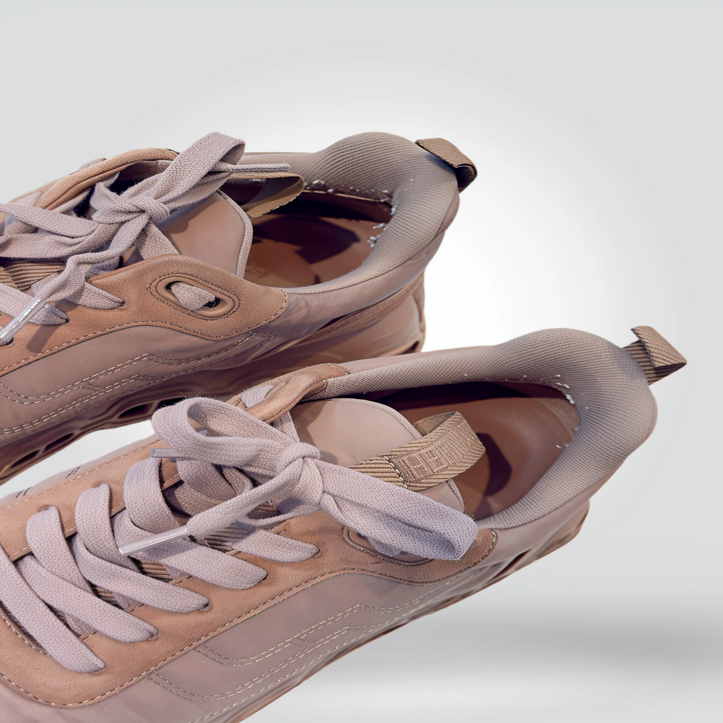 Pre-Owned Hermès Impulse Tan Camel Suede Leather Sneaker Elevated Sole — Size 35 — Good | Style Reissue Vancouver