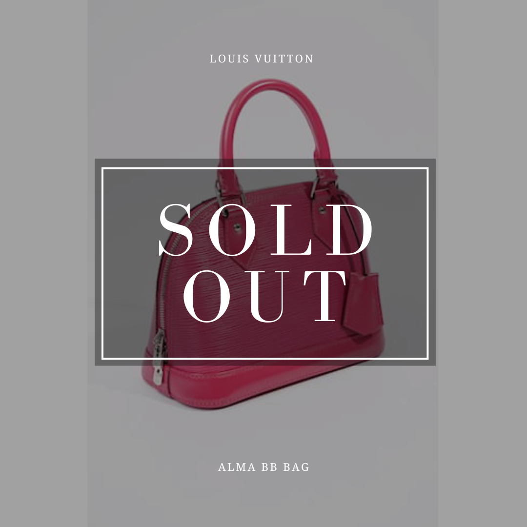 Louis Vuitton Alma Pink Epi Leather BB
