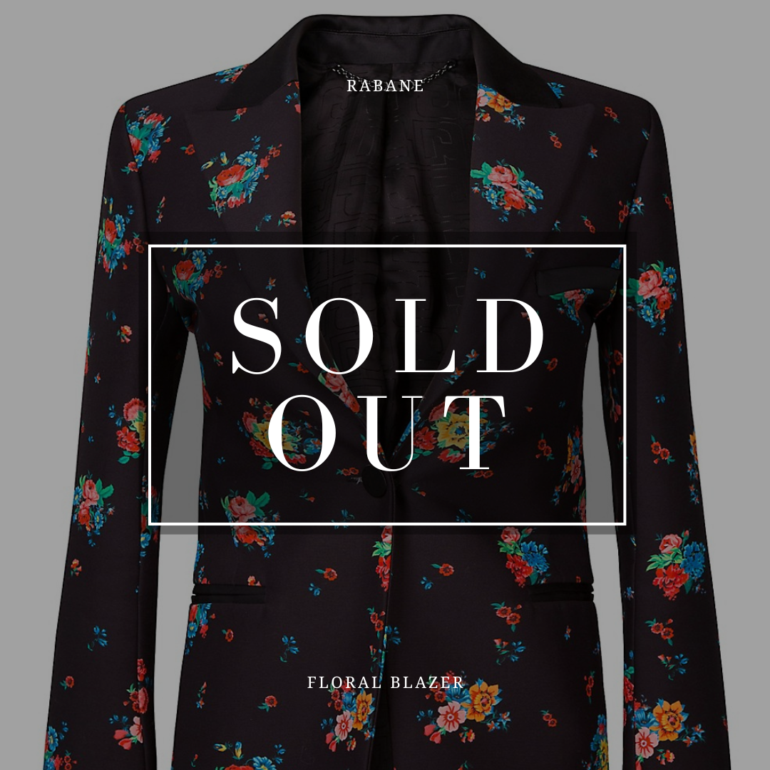 Rabane Floral Print Blazer size 44