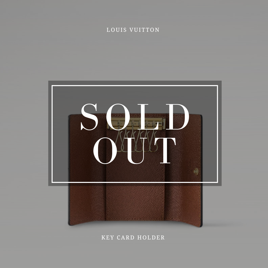 Brown Louis Vuitton Monogram 6 key holder