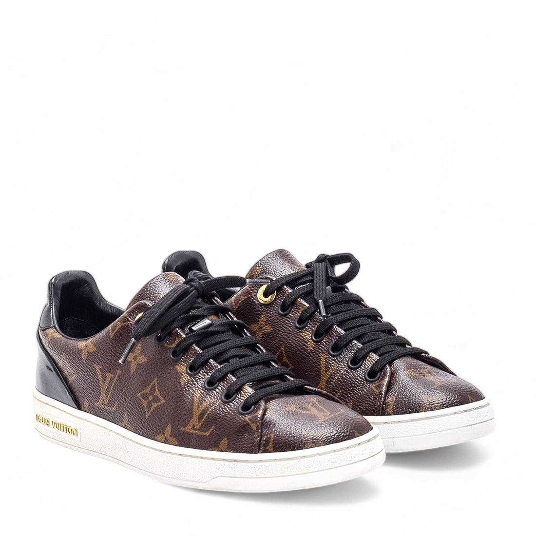 Louis Vuitton Front Row Monogram Sneakers - 36