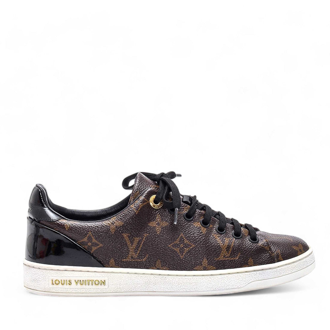 Louis Vuitton Front Row Monogram Sneakers - 36