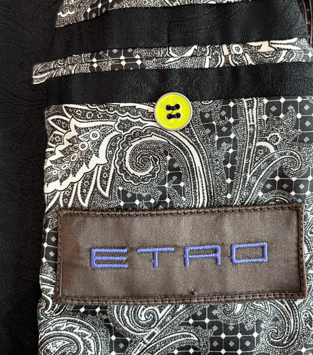 Etro Paisley Patterned Suit Jacket