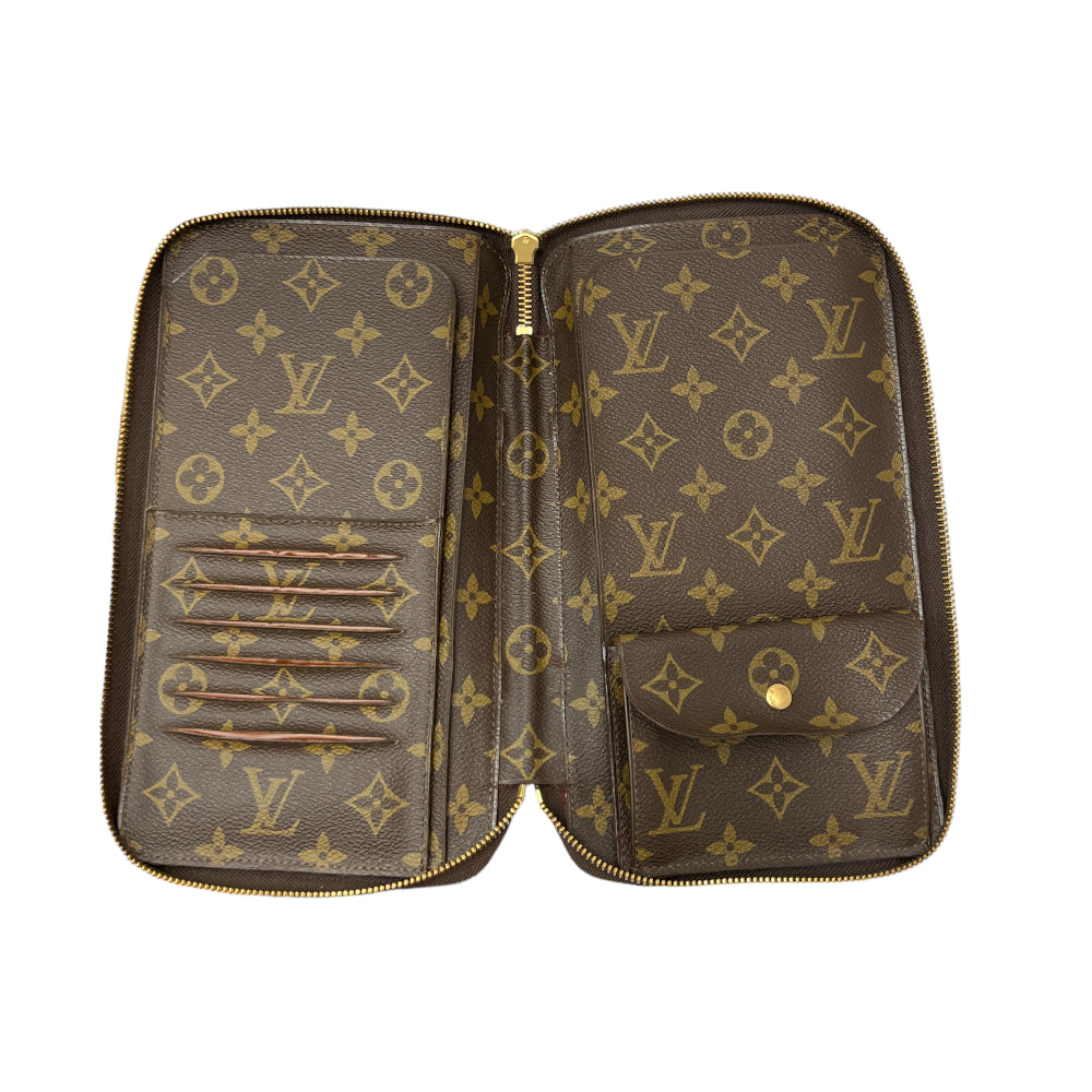 Louis Vuitton Monogram Zip Passport Holder