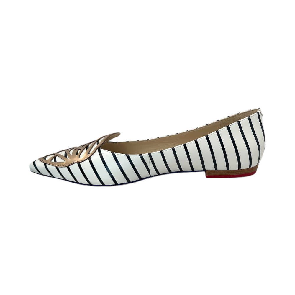 Sophia Webster Striped Butterfly Flats