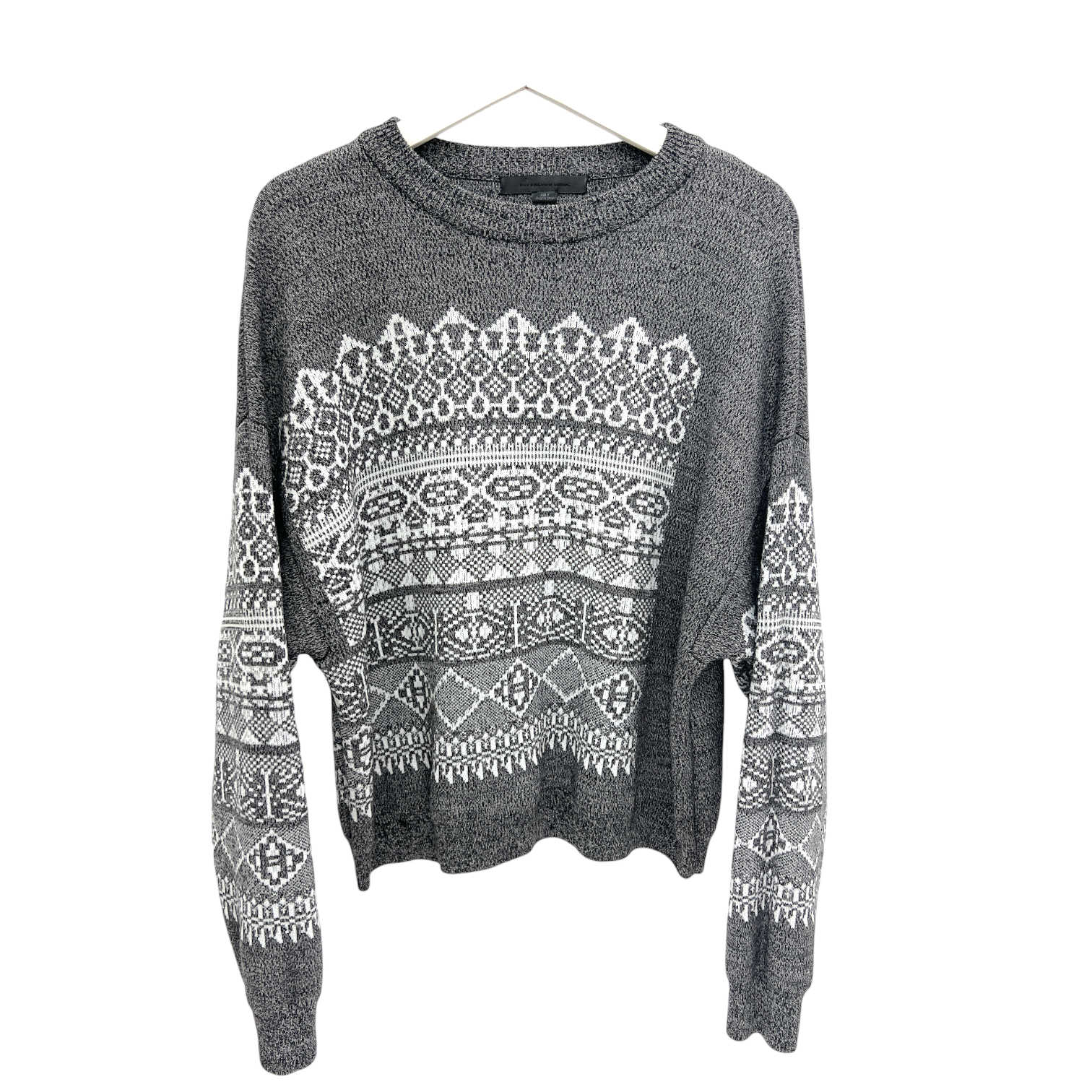 Wool Fair Isle Sweater - M