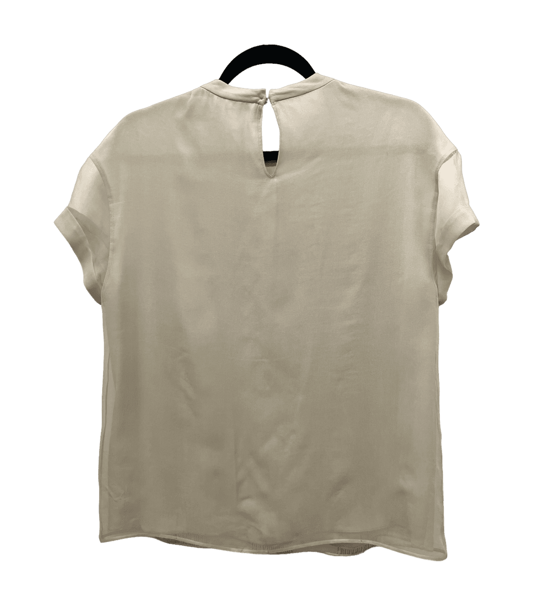 Brunello Cucinelli Silk Short Sleeve Top