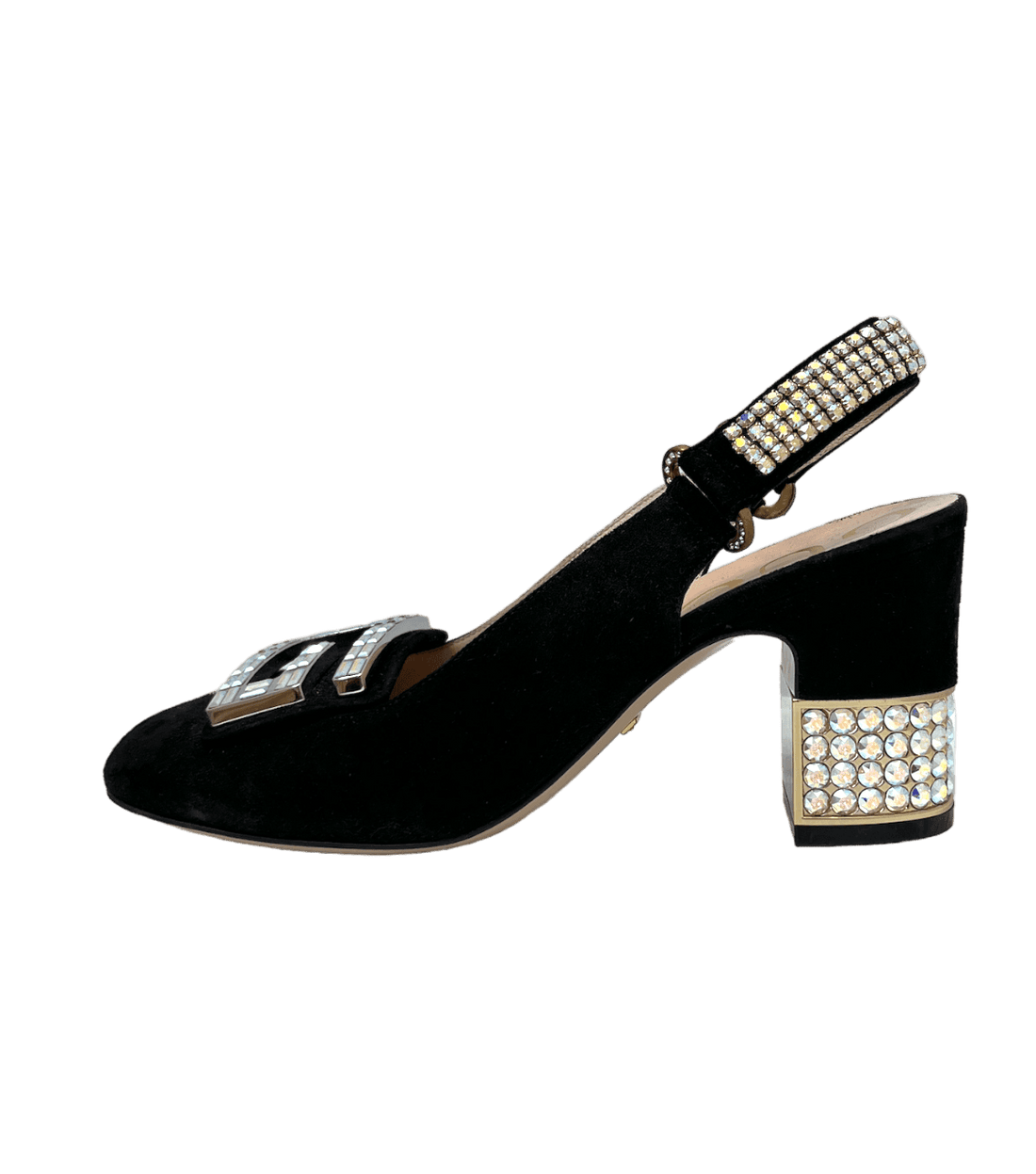 Gucci Crystal Slingback Pumps